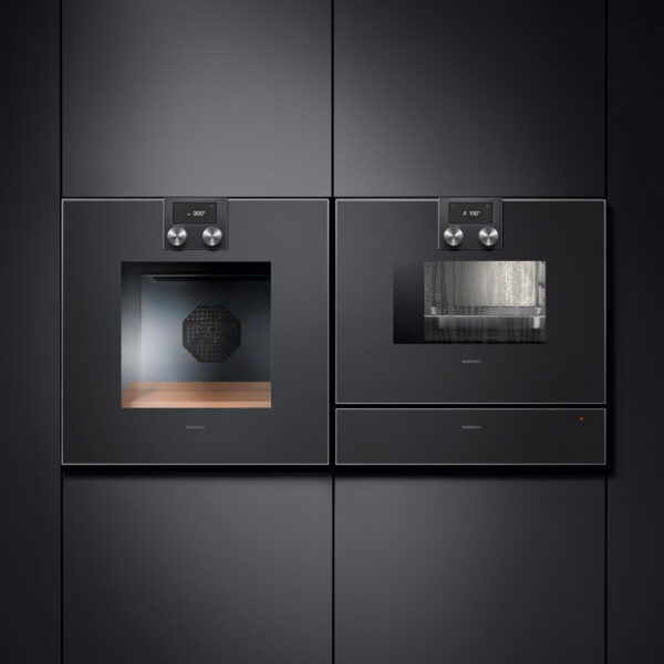 Gaggenau BO47 400 series ovens in Anthracite